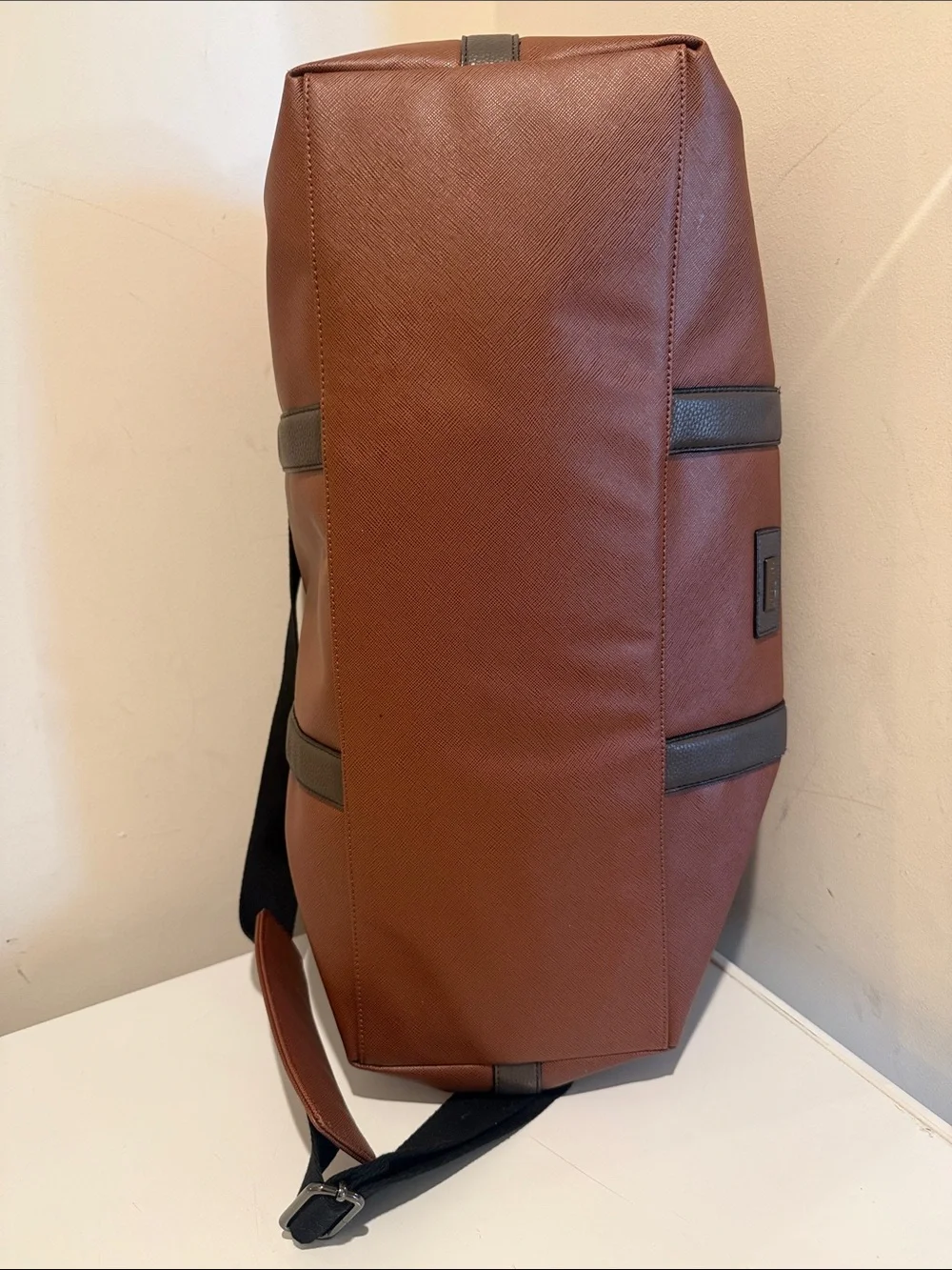 Ted Baker London Brown Duffel with Dark Trim